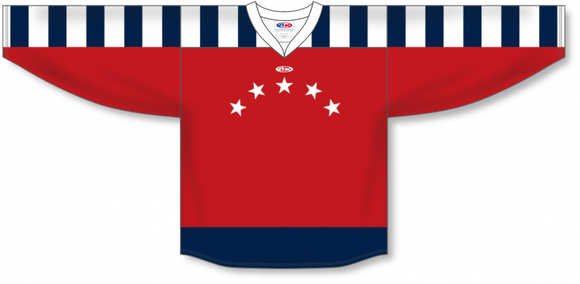 Athletic Knit (AK) Custom ZH111-ALL3090 NHL All Star Red Sublimated Hockey Jersey