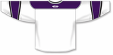 Athletic Knit (AK) Custom ZH112-LAS3133 Los Angeles Kings White Sublimated Hockey Jersey
