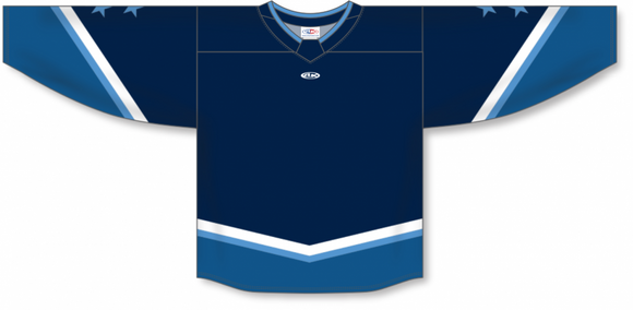 Athletic Knit (AK) Custom ZH181-ALL3100 2021 NHL All Star Navy Sublimated Hockey Jersey