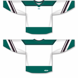 Athletic Knit (AK) Custom ZH181-ANA3107 2021 Anaheim Ducks Reverse Retro White Sublimated Hockey Jersey