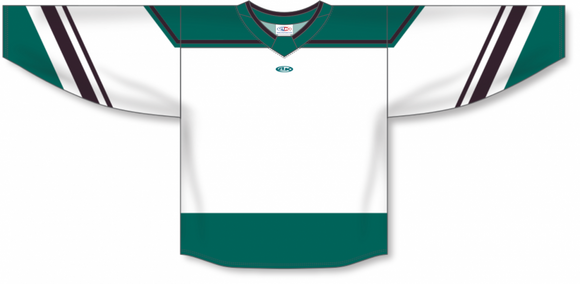 Athletic Knit (AK) Custom ZH181-ANA3107 2021 Anaheim Ducks Reverse Retro White Sublimated Hockey Jersey