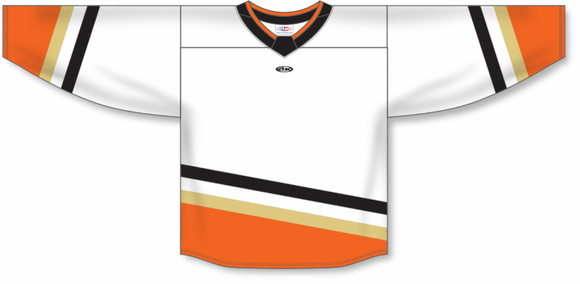 Athletic Knit (AK) Custom ZH181-ANA3108 2022 Anaheim Ducks Reverse Retro White Sublimated Hockey Jersey