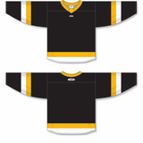 Athletic Knit (AK) Custom ZH181-BOS3111 2022 Boston Bruins Alternate Black Sublimated Hockey Jersey