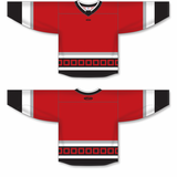 Athletic Knit (AK) Custom ZH181-CAR3119 2022 Carolina Hurricanes Alternate Red Sublimated Hockey Jersey