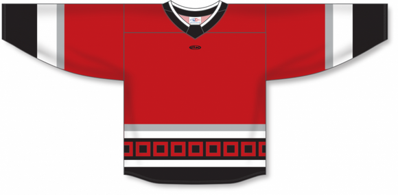 Athletic Knit (AK) Custom ZH181-CAR3119 2022 Carolina Hurricanes Alternate Red Sublimated Hockey Jersey