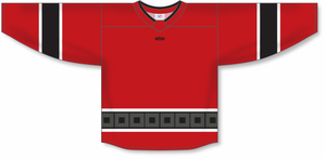 Athletic Knit (AK) Custom ZH181-CAR3120 2022 Carolina Hurricanes Reverse Retro Red Sublimated Hockey Jersey