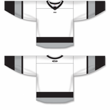 Athletic Knit (AK) Custom ZH181-LAS3135 2022 Los Angeles Kings Alternate White Sublimated Hockey Jersey