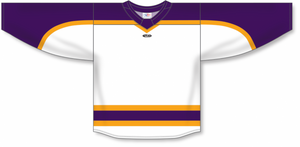 Athletic Knit (AK) Custom ZH181-LAS3136 2022 Los Angeles Kings Reverse Reto White Sublimated Hockey Jersey
