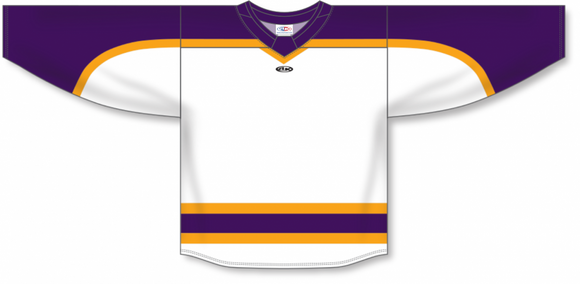 La kings purple 2024 and gold jersey
