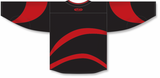 Athletic Knit (AK) Custom ZH181-OTT3146 2022 Ottawa Senators Reverse Retro Black Sublimated Hockey Jersey