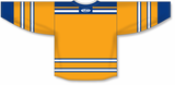 Athletic Knit (AK) Custom ZH181-STL3159 2022 St. Louis Blues Reverse Retro Gold Sublimated Hockey Jersey