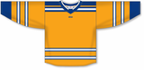 Athletic Knit (AK) Custom ZH181-STL3159 2022 St. Louis Blues Reverse Retro Gold Sublimated Hockey Jersey