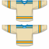 Athletic Knit (AK) Custom ZH181-STL3160 2022 St. Louis Blues Winter Classic Sand Sublimated Hockey Jersey