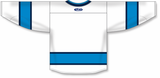 Athletic Knit (AK) Custom ZH181-WIN3170 2022 Winnipeg Jets Reverse Retro White Sublimated Hockey Jersey