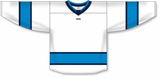 Athletic Knit (AK) Custom ZH181-WIN3170 2022 Winnipeg Jets Reverse Retro White Sublimated Hockey Jersey