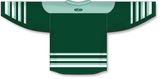 Athletic Knit (AK) Custom ZH182-BFL2501 PWHL Boston Dark Green Sublimated Hockey Jersey