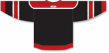 Athletic Knit (AK) Custom ZH182-CHI3122 2021 Chicago Blackhawks Reverse Retro Black Sublimated Hockey Jersey