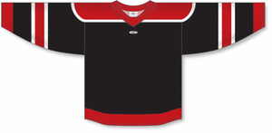 Athletic Knit (AK) Custom ZH182-CHI3122 2021 Chicago Blackhawks Reverse Retro Black Sublimated Hockey Jersey