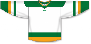 Athletic Knit (AK) Custom ZH182-MIN3036 Minnesota Wild Reverse Retro North Stars White Sublimated Hockey Jersey