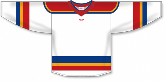Athletic Knit (AK) Custom ZH182-NJE3145 2022 New Jersey Devils Reverse Retro White Sublimated Hockey Jersey