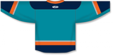 Athletic Knit (AK) Custom ZH182-NYS2507 2025 PWHL New York Teal Sublimated Hockey Jersey