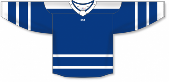 Athletic Knit (AK) Custom ZH182-TOR3164 2022 Toronto Maple Leafs Reverse Retro Royal Blue Sublimated Hockey Jersey