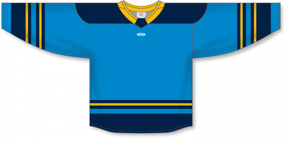 Athletic Knit (AK) Custom ZH182-TOS2511 2025 PWHL Toronto Pro Blue Sublimated Hockey Jersey