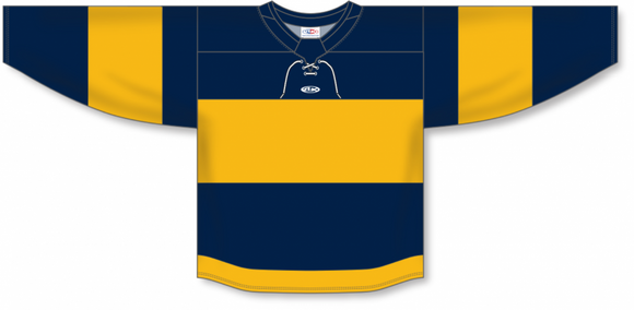 Athletic Knit (AK) Custom ZH191-NAS3141 2022 Nashville Predators Stadium Series Navy Sublimated Hockey Jersey