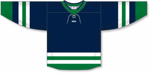 Athletic Knit (AK) Custom ZH191-VAN3165 2022 Vancouver Canucks Reverse Retro Navy Sublimated Hockey Jersey