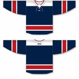 Athletic Knit (AK) Custom ZH191-WAS3167 2022 Washington Capitals Alternate Navy Sublimated Hockey Jersey