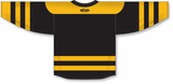 Athletic Knit (AK) Custom ZH192-BOS3113 2023 Boston Bruins Winter Classic Black Sublimated Hockey Jersey