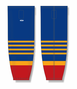 Athletic Knit (AK) Custom ZH711-HS652 St. Louis Blues Royal Blue Sublimated Mesh Ice Hockey Socks