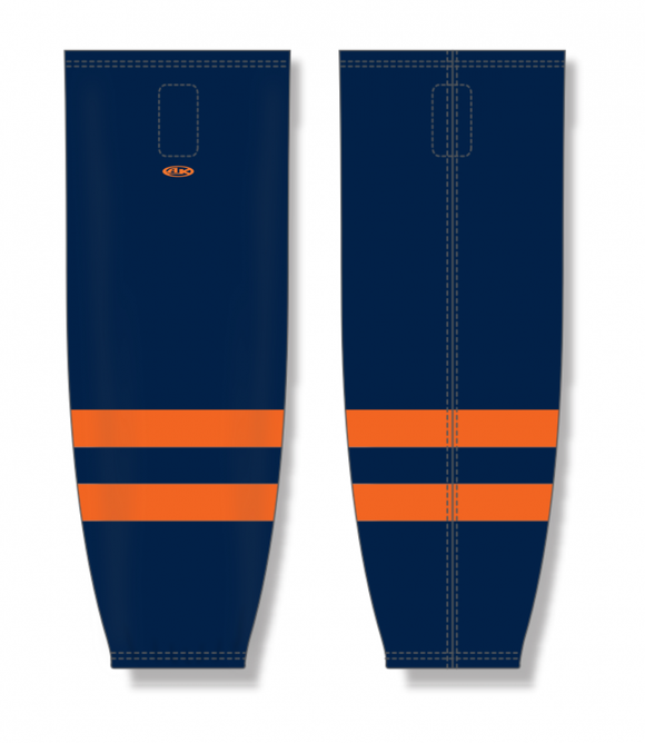 Athletic Knit (AK) Custom ZH711-GSR2312 2021 Greenville Swamp Rabbits Navy Sublimated Mesh Ice Hockey Socks