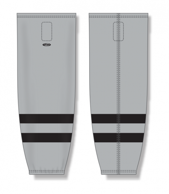 Athletic Knit (AK) Custom ZH711-RCR23333 2021 Rapid City Rush Grey Sublimated Mesh Ice Hockey Socks