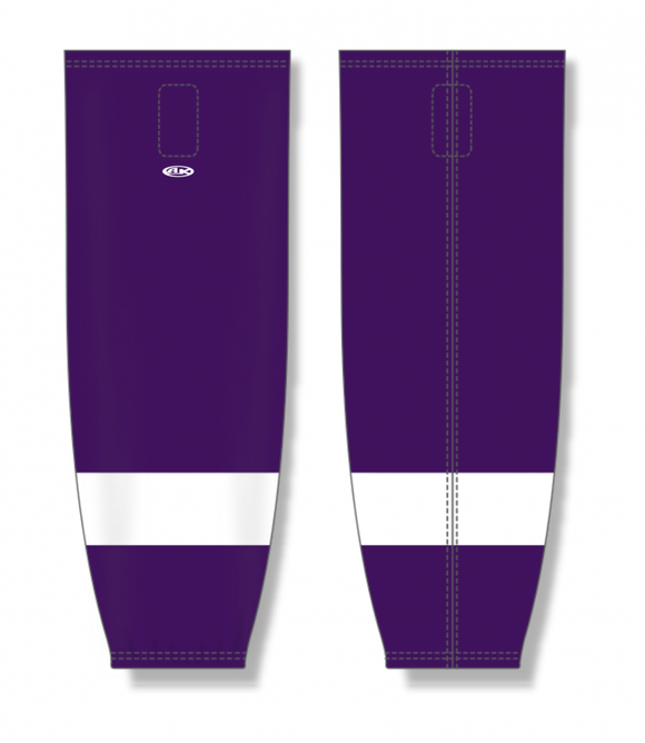 Athletic Knit (AK) Custom ZH711-REA1914 2019 Reading Royals Purple Sublimated Mesh Ice Hockey Socks