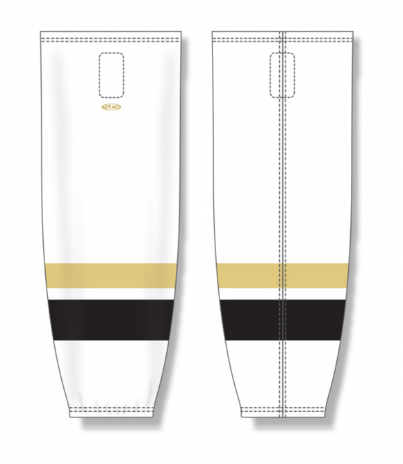 Athletic Knit (AK) Custom ZH711-WHE2075 2020 Wheeling Nailers White Sublimated Mesh Ice Hockey Socks