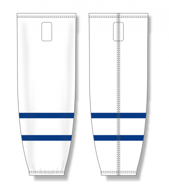 Athletic Knit (AK) Custom ZH711-WIC2078 2020 Wichita Thunder White Sublimated Mesh Ice Hockey Socks