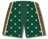 Athletic Knit (AK) ZH901-CHR2404 Dark Green Christmas Sweater Sublimated Ice Hockey Pant Shell