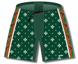 Athletic Knit (AK) ZH901-CHR2404 Dark Green Christmas Sweater Sublimated Ice Hockey Pant Shell