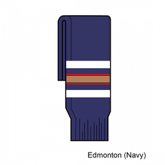 Kamazu FlexxICE SK200 Edmonton Oilers Team Knit Ice Hockey Socks - CLOSEOUT