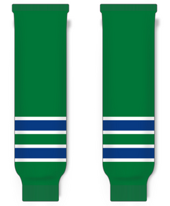 Modelline 1967-69 California Golden Seals Kelly Green Knit Ice Hockey Socks
