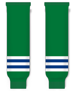 Modelline 1969-70 Oakland Seals Kelly Green Knit Ice Hockey Socks