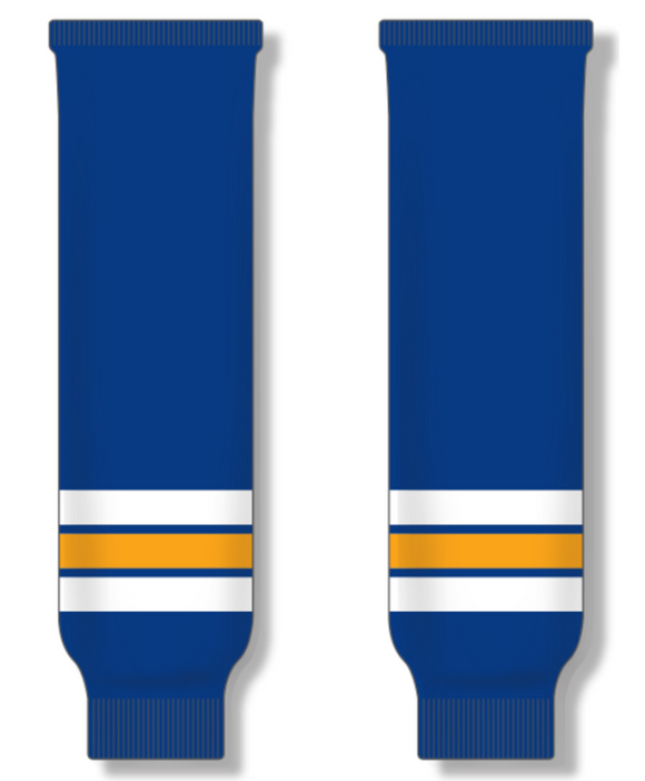 Modelline 1970s St. Louis Blues Away Royal Blue Knit Ice Hockey Socks