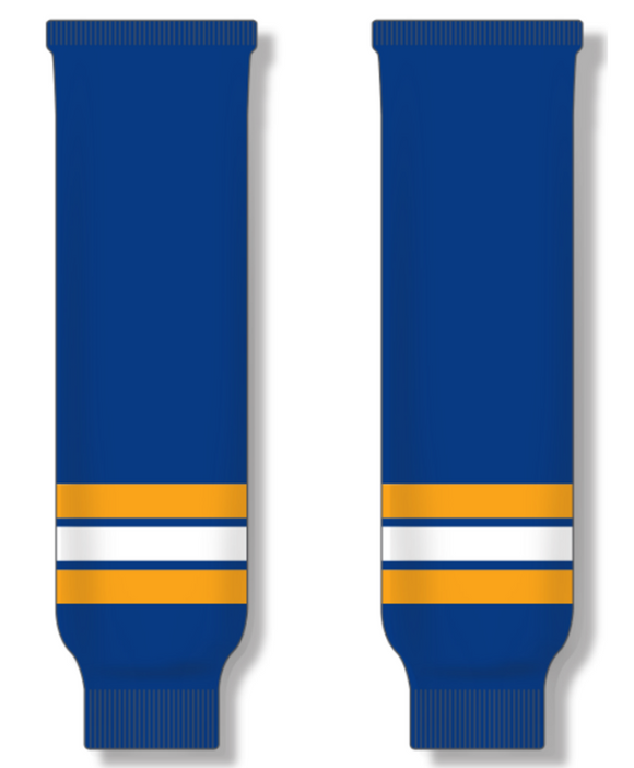 Modelline 1973-84 St. Louis Blues Away Royal Blue Knit Ice Hockey Socks