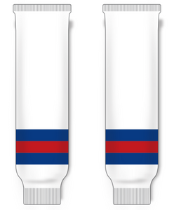Modelline 1976-1978 New York Rangers White Knit Ice Hockey Socks