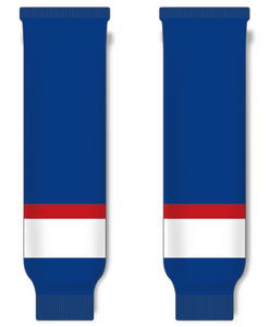 Modelline 1979-80 Winnipeg Jets Away Royal Blue Knit Ice Hockey Socks