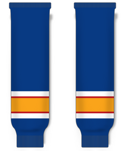 Modelline 1985-94 St. Louis Blues Away Royal Blue Knit Ice Hockey Socks