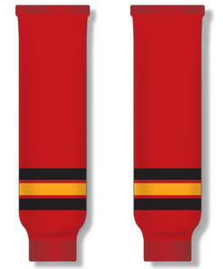 Modelline 1996-97 Vancouver Canucks Alternate Red Knit Ice Hockey Socks