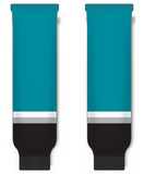 Modelline 2001-06 San Jose Sharks Home Teal Knit Ice Hockey Socks