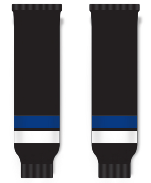 Modelline 2007-11 Tampa Bay Lightning Black Knit Ice Hockey Socks